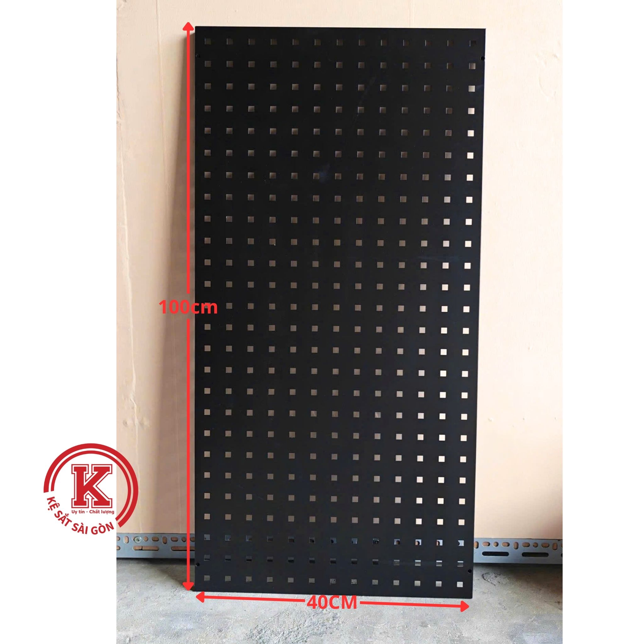 Bảng pegboard lỗ vuông 10×10mm
