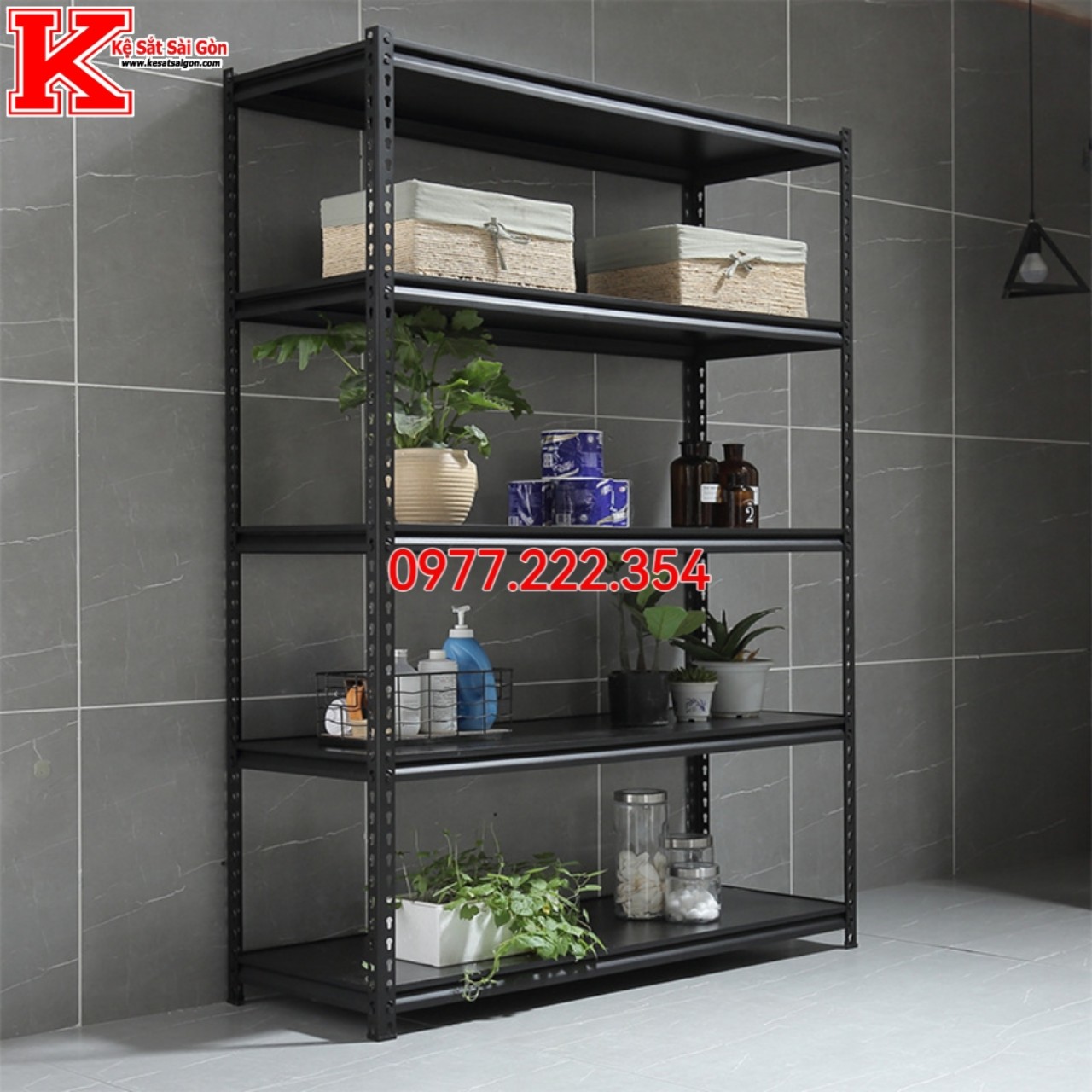 Chân nhựa và bánh xe kệ sắt V lỗ