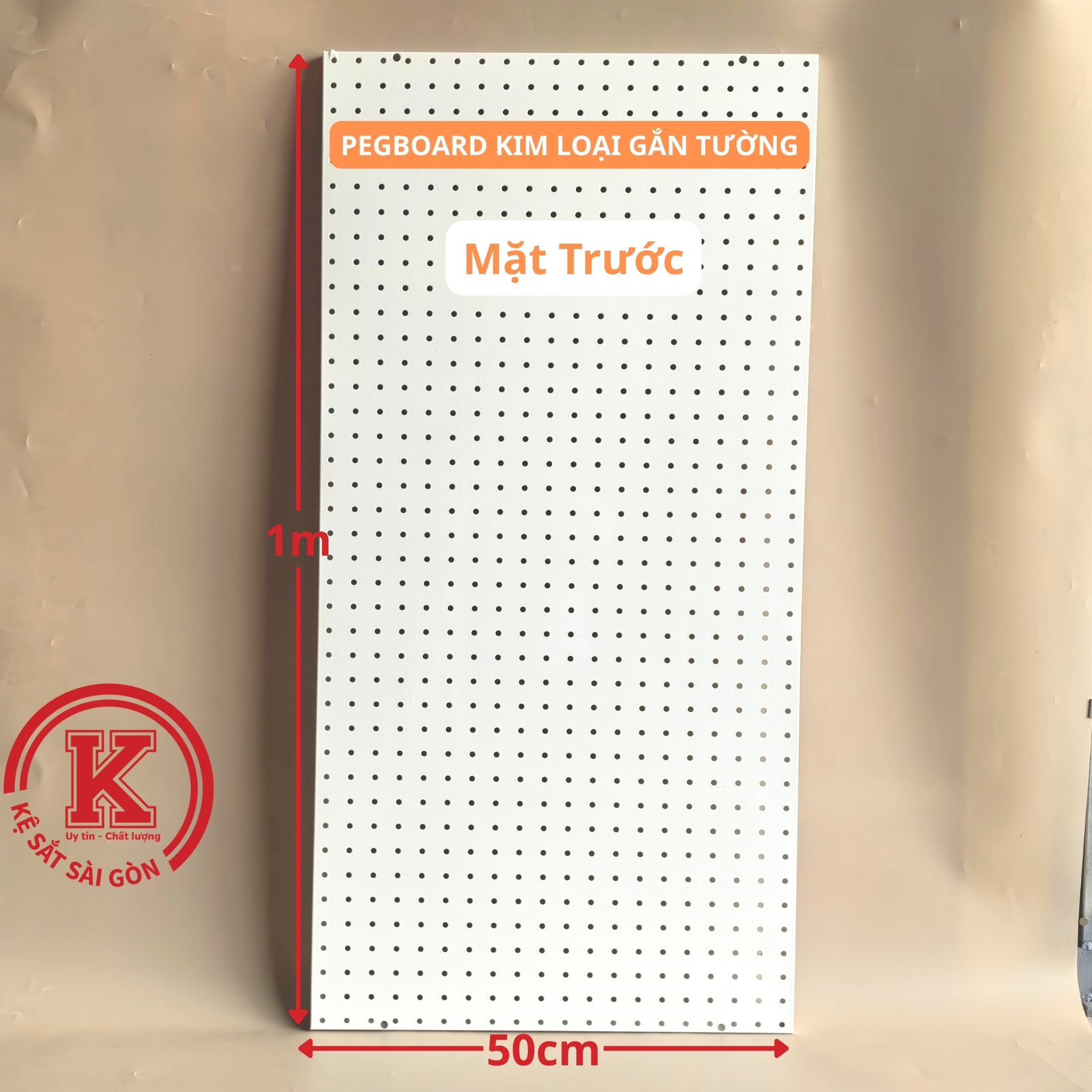 Tấm Tôn Lỗ Treo Phụ Kiện (100cm x 50cm)