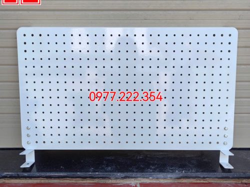 Bảng pegboard sắt gắn tường siêu bền treo dụng cụ nhà xưởng