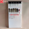 Bảng pegboard kim loại gắn tường siêu thị, cửa hàng tiện lợi