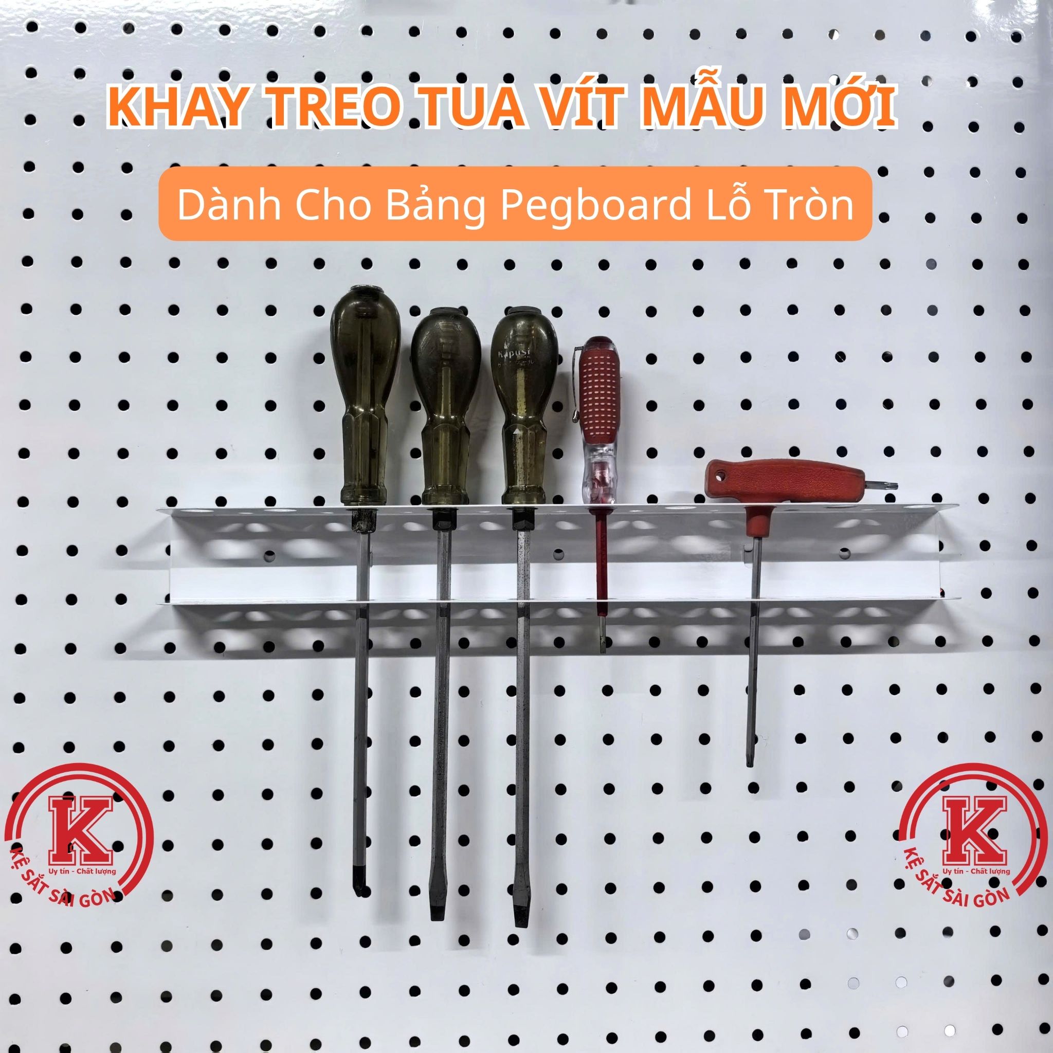 Khay Treo Cờ Lê, Tua Vít Mẫu Mới