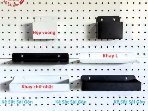 Khay đựng đồ dùng gắn bảng Pegboard, Tấm Tôn Đục Lỗ