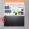 Tấm Tôn Đục Lỗ Bảng Pegbroad Treo Tường Góc Vuông - Decor Góc Gọn Gàng