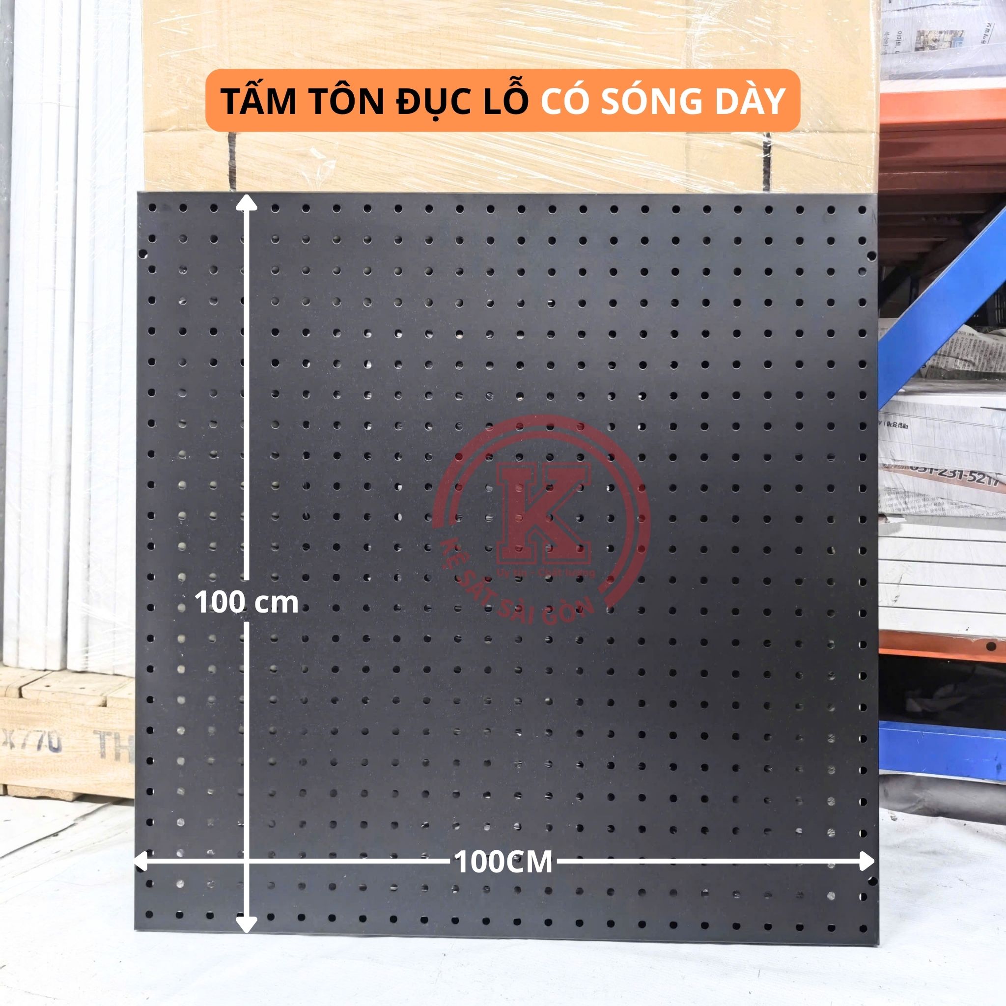 Tấm tôn lỗ tròn 100×100cm