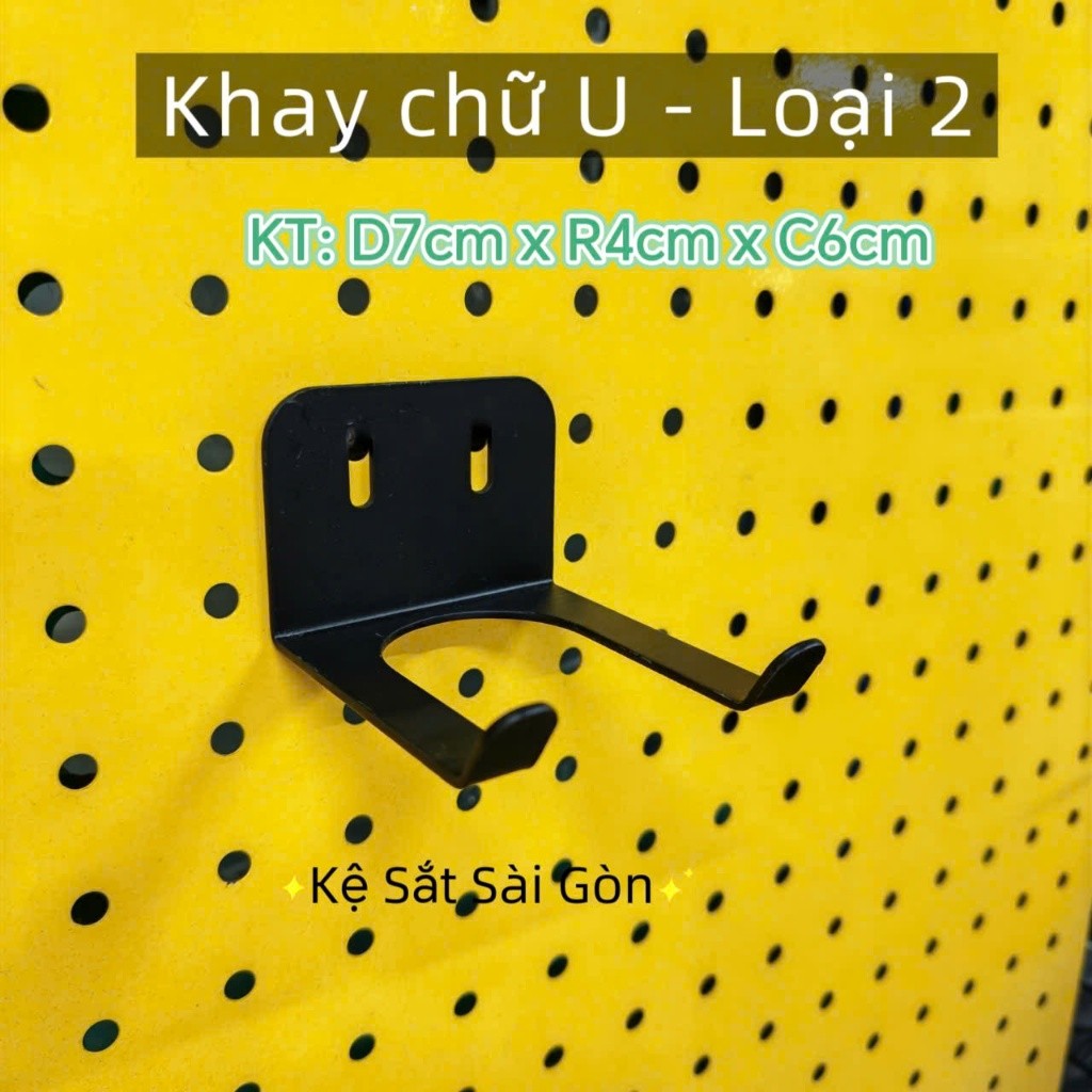 Khay cài pegboard, tấm tôn lỗ