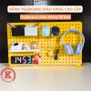 Bảng Pegboard Màu Vàng Treo Phụ Kiện Decor Sơn Tĩnh Điện Cao Cấp