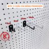 Móc 2 Chấu Treo Phụ Kiện Cài Bảng Pegboard